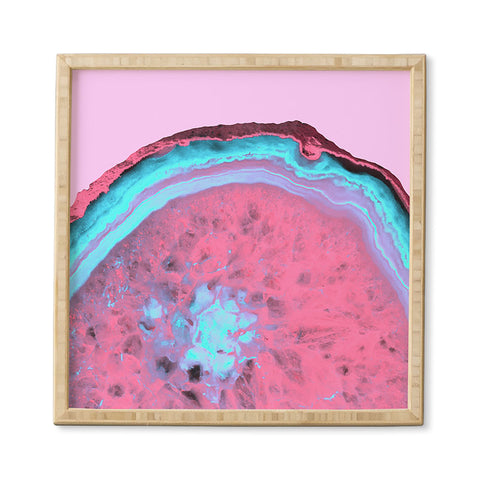Emanuela Carratoni Fluo Agate Framed Wall Art
