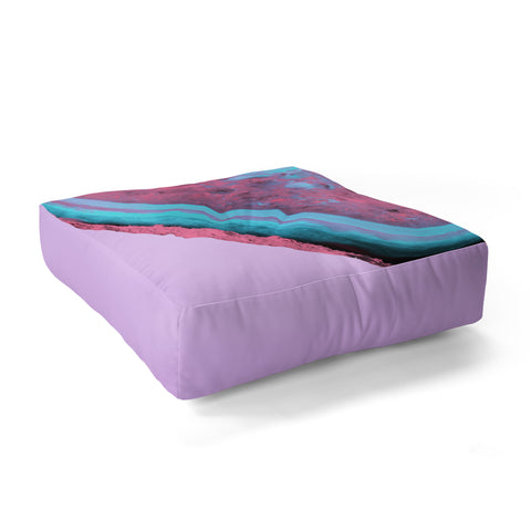 Emanuela Carratoni Fluo Agate Floor Pillow Square