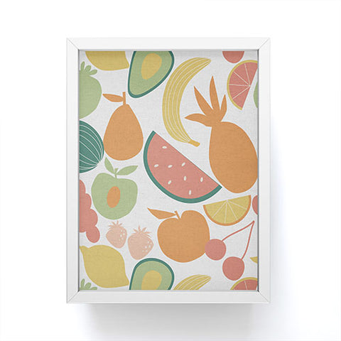Emanuela Carratoni Fruit Salad Theme Framed Mini Art Print
