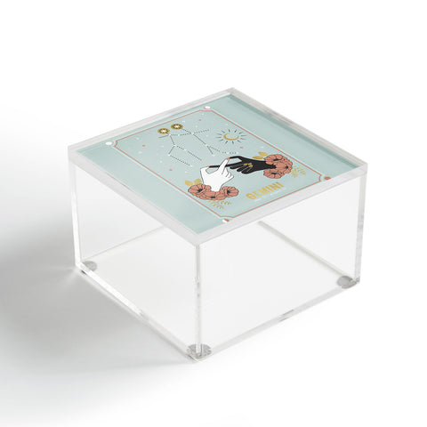 Emanuela Carratoni Gemini Zodiac Series Acrylic Box