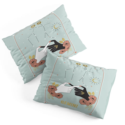 Emanuela Carratoni Gemini Zodiac Series Pillow Shams