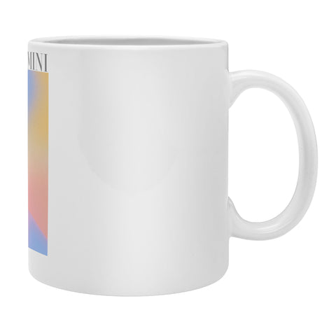 Emanuela Carratoni Gemini Zodiac Sign Gradient Coffee Mug