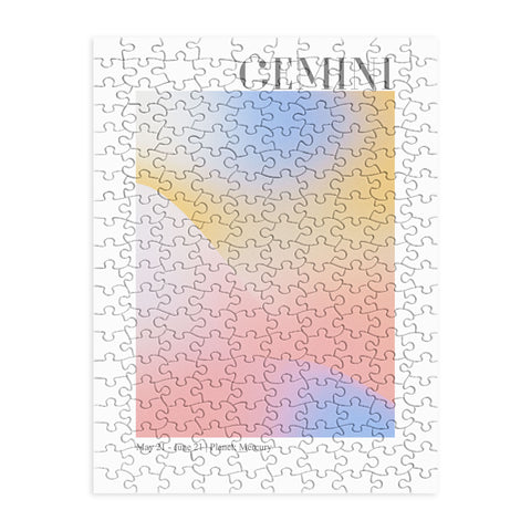 Emanuela Carratoni Gemini Zodiac Sign Gradient Puzzle