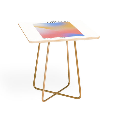 Emanuela Carratoni Gemini Zodiac Sign Gradient Side Table
