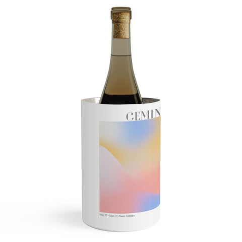 Emanuela Carratoni Gemini Zodiac Sign Gradient Wine Chiller