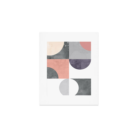 Emanuela Carratoni Geometric Moontime Art Print
