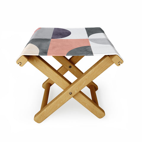 Emanuela Carratoni Geometric Moontime Folding Stool