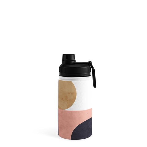 Emanuela Carratoni Geometric Moontime II Water Bottle