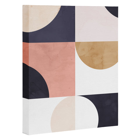 Emanuela Carratoni Geometric Moontime II Art Canvas