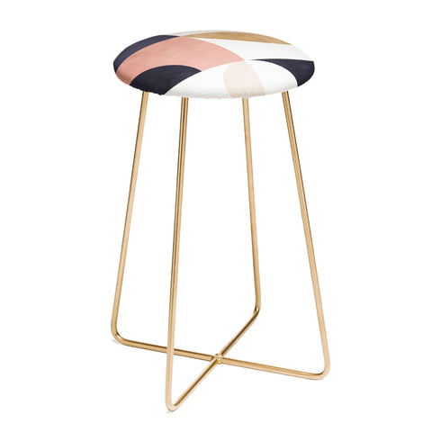 Emanuela Carratoni Geometric Moontime II Counter Stool