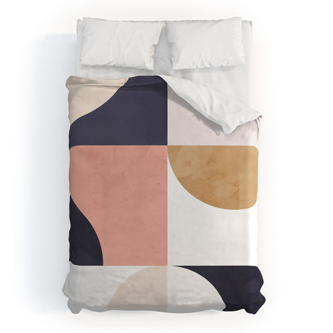 Emanuela Carratoni Geometric Moontime II Duvet Cover
