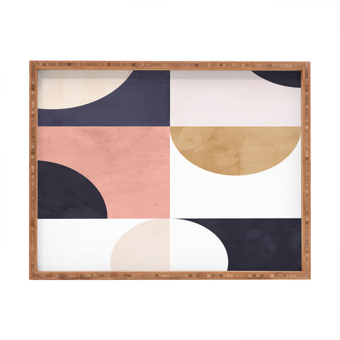 Emanuela Carratoni Geometric Moontime II Rectangular Tray