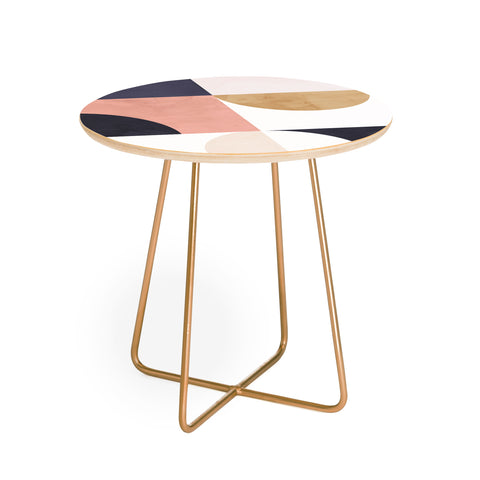 Emanuela Carratoni Geometric Moontime II Round Side Table