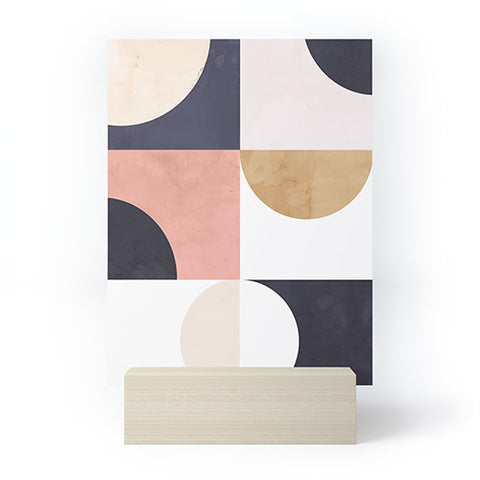 Emanuela Carratoni Geometric Moontime II Mini Art Print