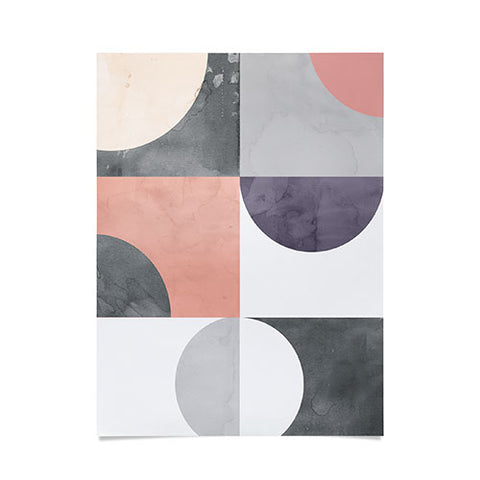 Emanuela Carratoni Geometric Moontime Poster