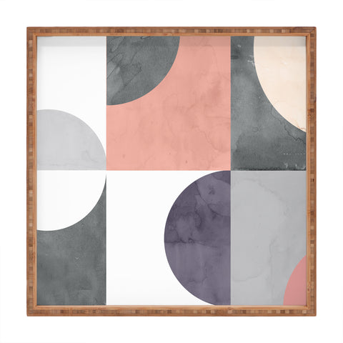 Emanuela Carratoni Geometric Moontime Square Tray