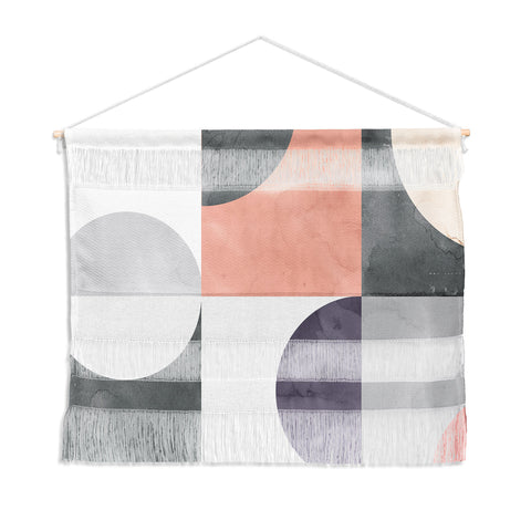 Emanuela Carratoni Geometric Moontime Wall Hanging Landscape