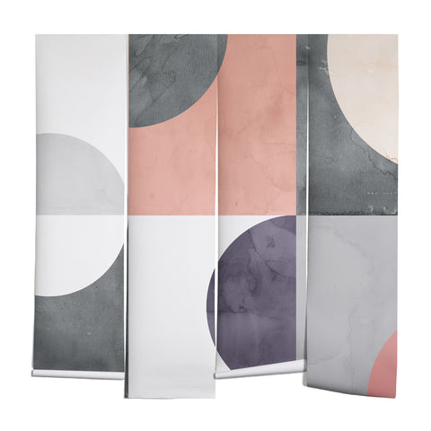 Emanuela Carratoni Geometric Moontime Wall Mural