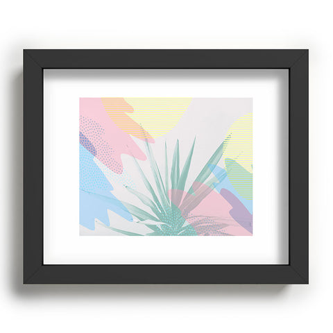 Emanuela Carratoni Geometric Palm Recessed Framing Rectangle