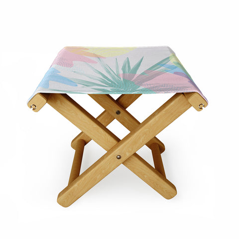 Emanuela Carratoni Geometric Palm Folding Stool