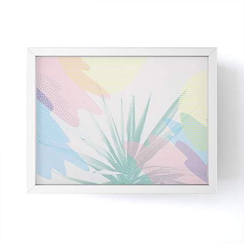 Emanuela Carratoni Geometric Palm Framed Mini Art Print