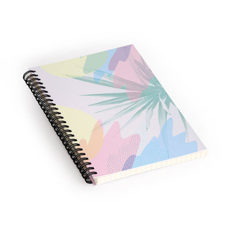 Emanuela Carratoni Geometric Palm Spiral Notebook