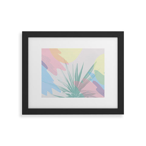 Emanuela Carratoni Geometric Palm Framed Art Print