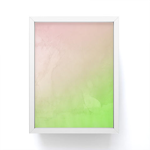 Emanuela Carratoni Greenery and Rose Framed Mini Art Print