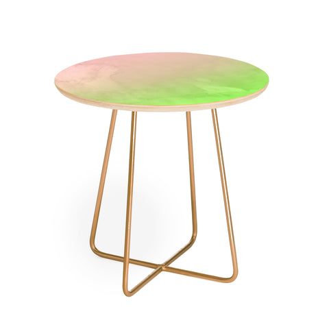 Emanuela Carratoni Greenery and Rose Round Side Table