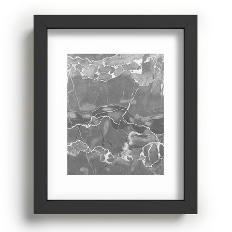Emanuela Carratoni Grey Marble Recessed Framing Rectangle