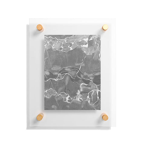 Emanuela Carratoni Grey Marble Floating Acrylic Print
