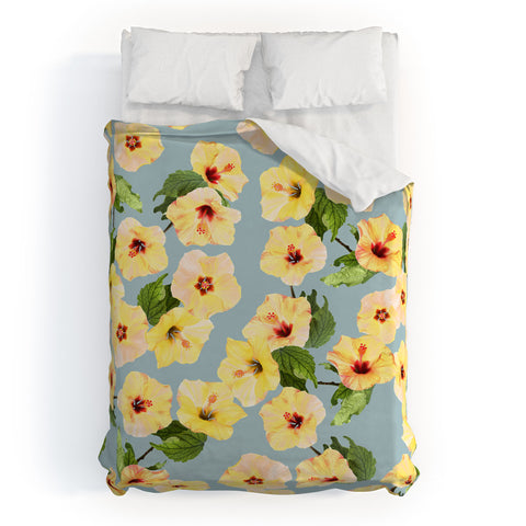 Emanuela Carratoni Hawaiian Style Duvet Cover