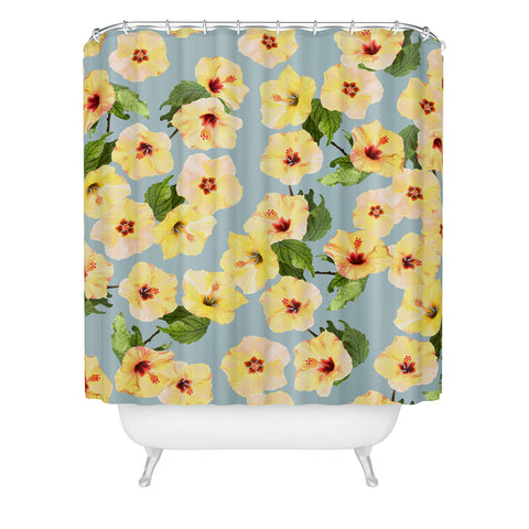 Emanuela Carratoni Hawaiian Style Shower Curtain