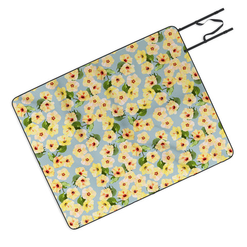 Emanuela Carratoni Hawaiian Style Picnic Blanket