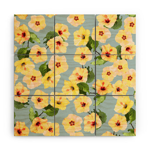 Emanuela Carratoni Hawaiian Style Wood Wall Mural