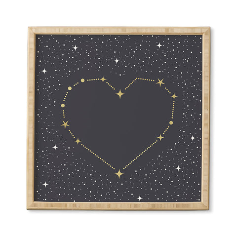 Emanuela Carratoni Heart Constellation Framed Wall Art
