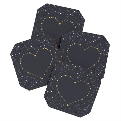 Emanuela Carratoni Heart Constellation Coaster Set