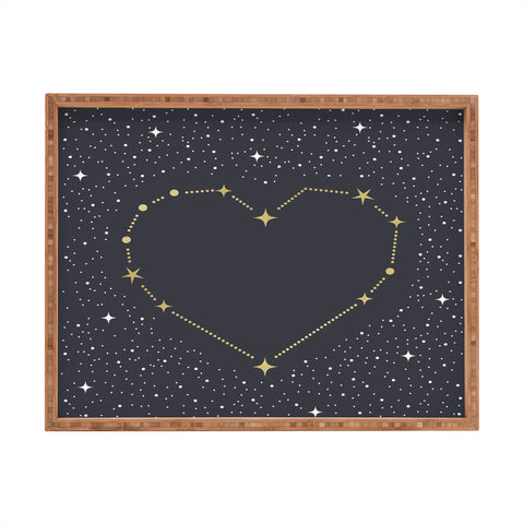Emanuela Carratoni Heart Constellation Rectangular Tray
