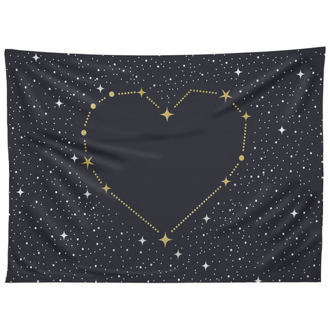 Emanuela Carratoni Heart Constellation Tapestry