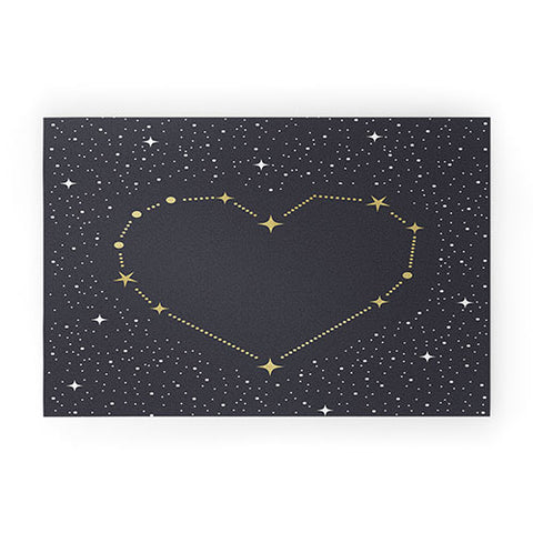 Emanuela Carratoni Heart Constellation Welcome Mat