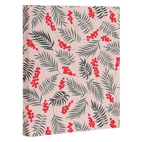 Emanuela Carratoni Holiday Mistletoe Art Canvas