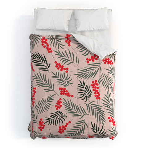Emanuela Carratoni Holiday Mistletoe Comforter