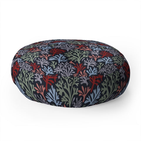 Emanuela Carratoni Icelandic Moss Floor Pillow Round