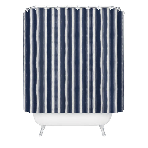 Emanuela Carratoni Indigo Style Shower Curtain