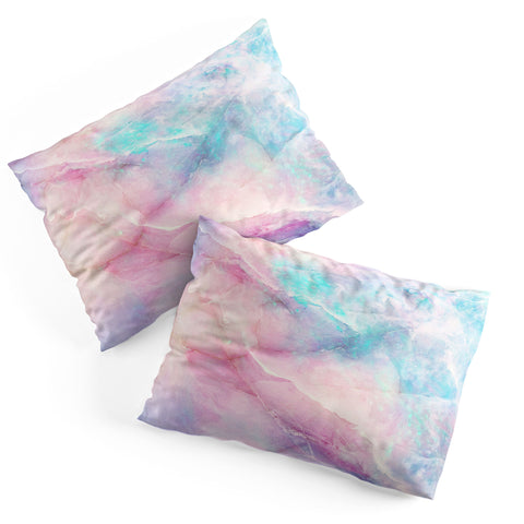 Emanuela Carratoni Iridescent Marble Pillow Shams