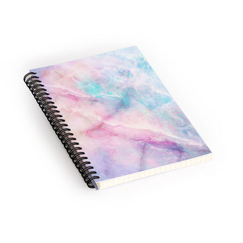Emanuela Carratoni Iridescent Marble Spiral Notebook