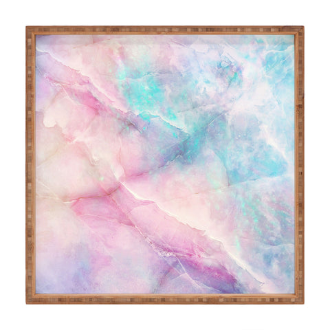 Emanuela Carratoni Iridescent Marble Square Tray