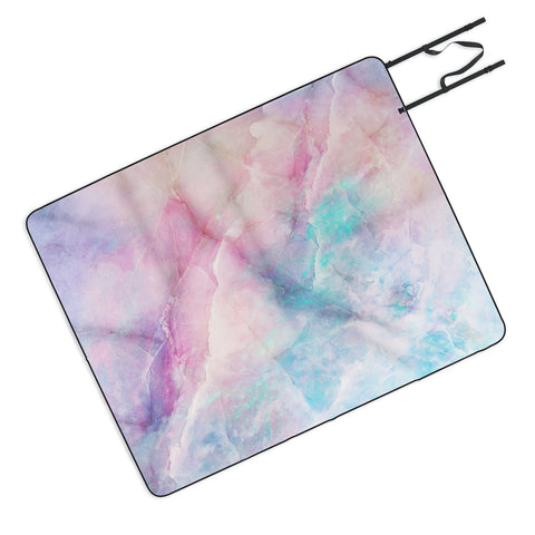 Emanuela Carratoni Iridescent Marble Picnic Blanket