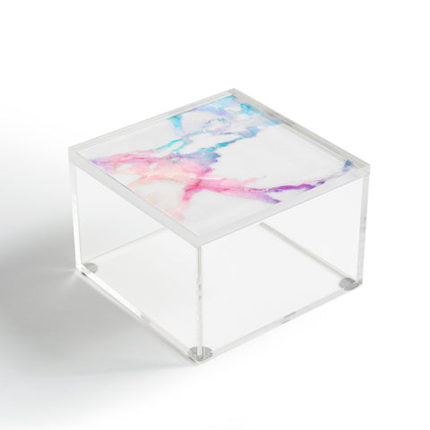 Emanuela Carratoni Iridescent Vein Marble Acrylic Box