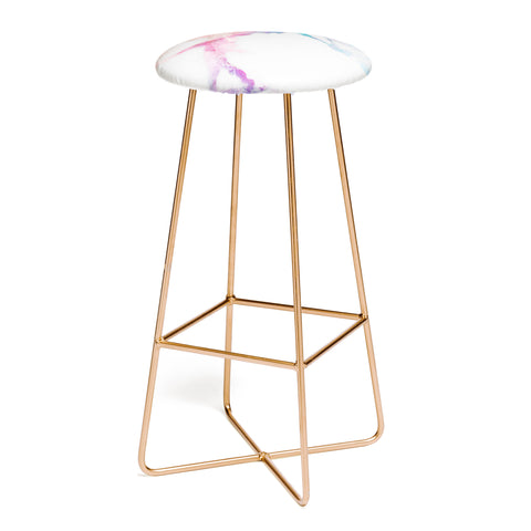 Emanuela Carratoni Iridescent Vein Marble Bar Stool
